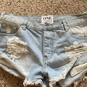 One Teaspoon Wilde Bandits shorts